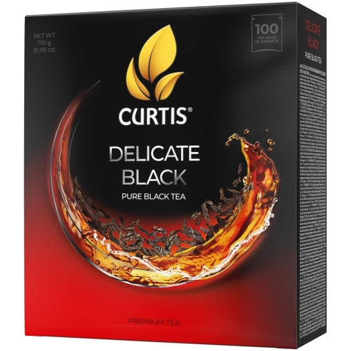 Чай черный Curtis Delicate Black 100 саше × 1.7 г
