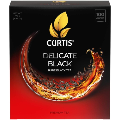 Чай черный Curtis Delicate Black 100 саше × 1.7 г