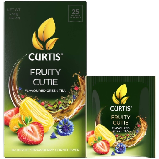 Чай зеленый Curtis Fruity Cutie 25 саше × 1.5 г