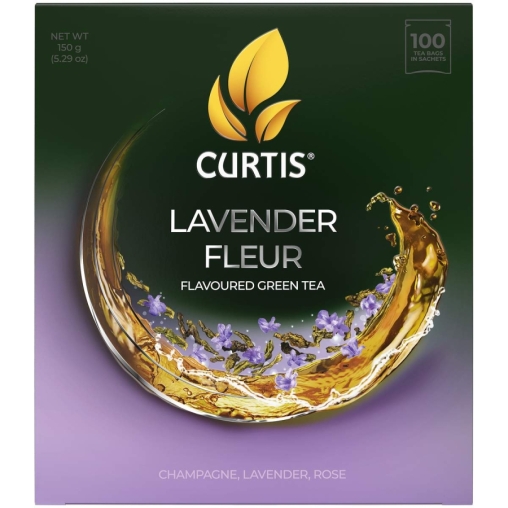 Чай зеленый Curtis Lavender Fleur 100 саше × 1.5 г Чай зеленый Curtis Lavender Fleur 100 саше × 1.5 г