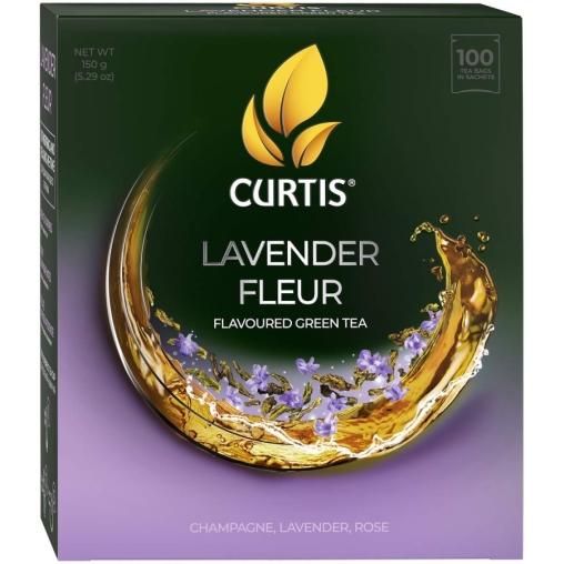 Чай зеленый Curtis Lavender Fleur 100 саше × 1.5 г