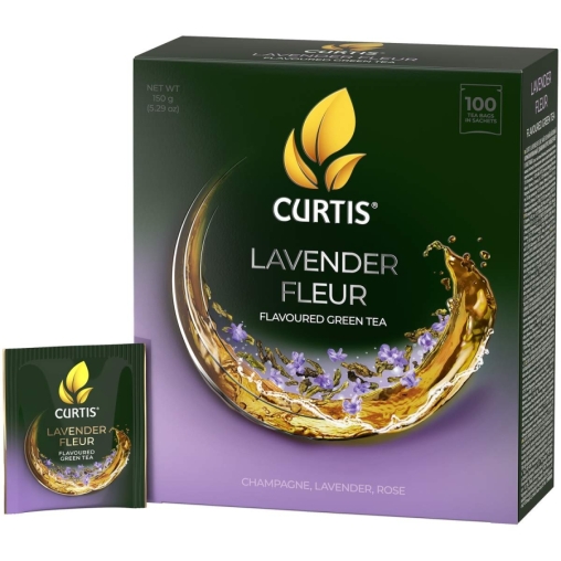 Чай зеленый Curtis Lavender Fleur 100 саше × 1.5 г