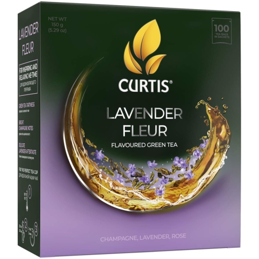 Чай зеленый Curtis Lavender Fleur 100 саше × 1.5 г