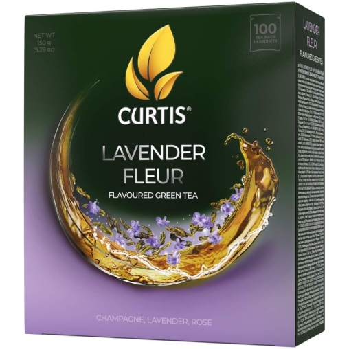 Чай зеленый Curtis Lavender Fleur 100 саше × 1.5 г