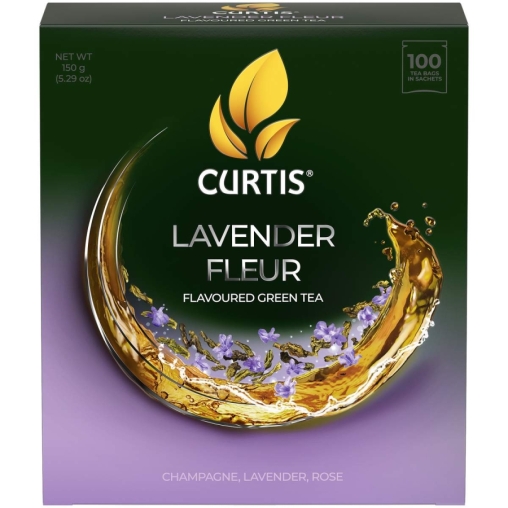 Чай зеленый Curtis Lavender Fleur 100 саше × 1.5 г