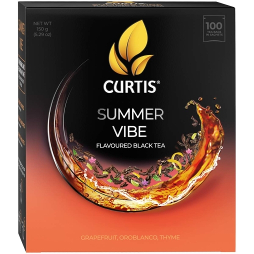 Чай черный Curtis Summer Vibe 100 саше × 1.5 г
