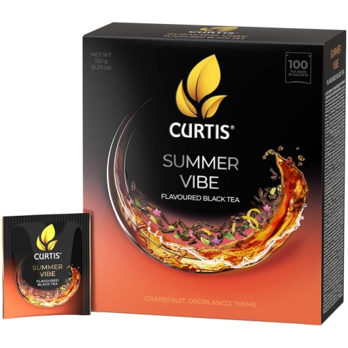 Чай черный Curtis Summer Vibe 100 саше × 1.5 г