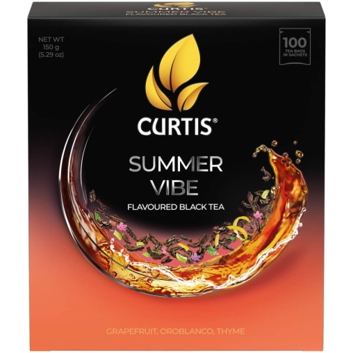 Чай черный Curtis Summer Vibe 100 саше × 1.5 г