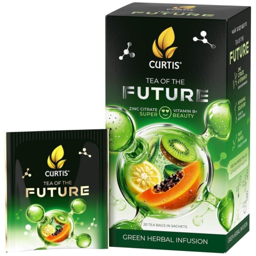 Чайный напиток Curtis Tea Of The Future SUPER BEAUTY 20 саше × 1.5 г