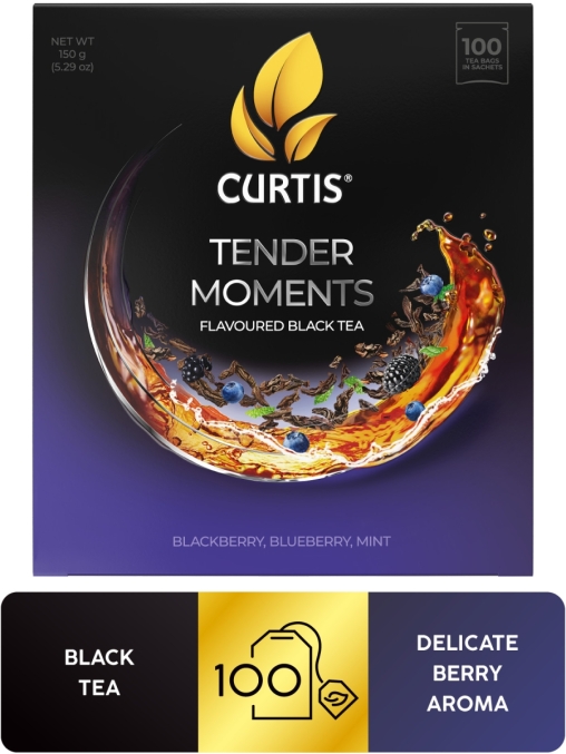 Чай черный Curtis Tender Moments 100 саше × 1.5 г