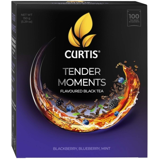 Чай черный Curtis Tender Moments 100 саше × 1.5 г