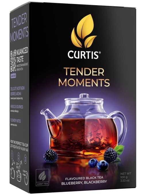 Чай черный Curtis Tender Moments листовой 100 г