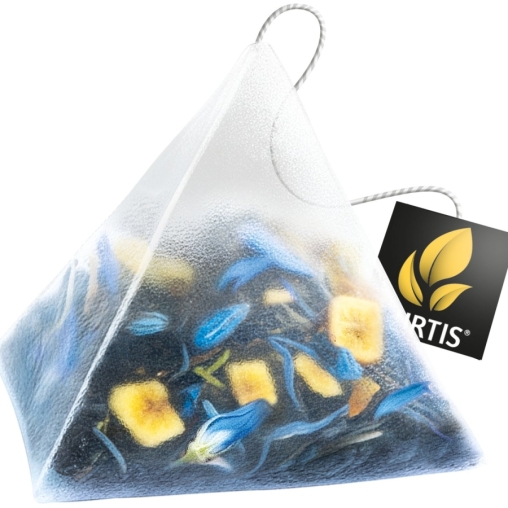 Curtis WOW DROP чай фруктово-травяной SWEET Blue Сладкий синий 15 пирам. × 1,5 г