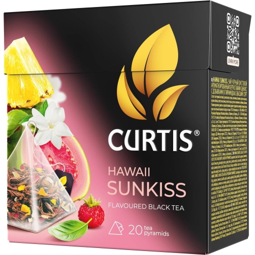 Чай черный ароматизированный Curtis HAWAII SUNKISS 20 пирам. × 1,7 г