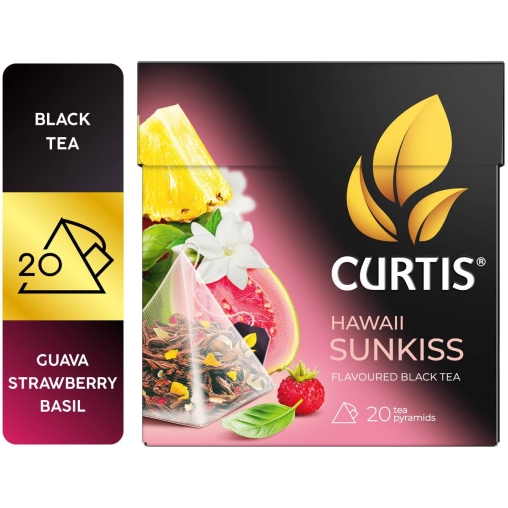 Чай черный ароматизированный Curtis HAWAII SUNKISS 20 пирам. × 1,7 г