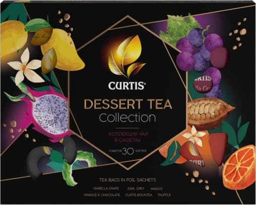 Набор Curtis Dessert Tea Collection ассорти 6 × 5 пак. 58,5г