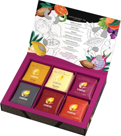 Набор Curtis Dessert Tea Collection ассорти 6 × 5 пак. 58,5г