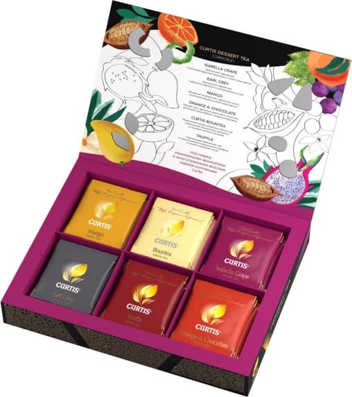 Набор Curtis Dessert Tea Collection ассорти 6 × 5 пакетиков 58,5 г