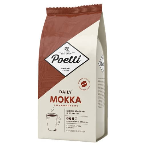 Кофе в зернах Poetti Daily Mokka 1000 г