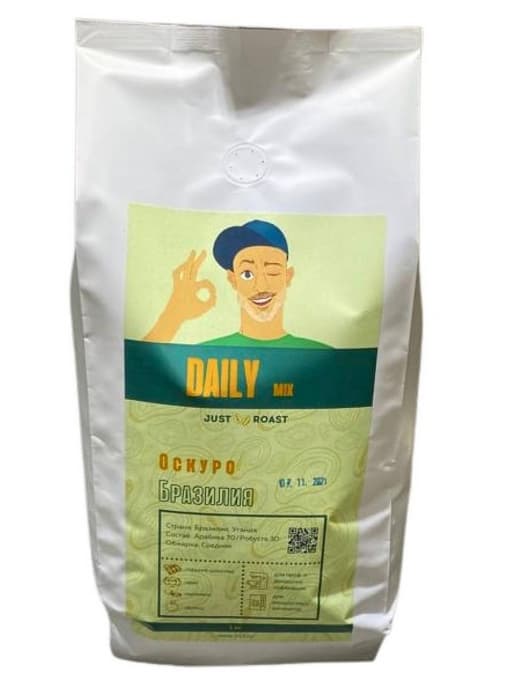 Кофе в зернах Daily Бразилия 1000 гр