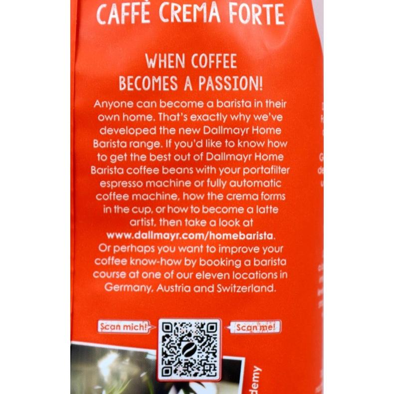 Кофе в зернах Dallmayr Home Barista Caffe Crema Forte 1000 г