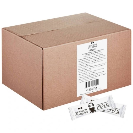 Перец Деловой стандарт черный молотый в стиках 0.3 г по 5000 шт.