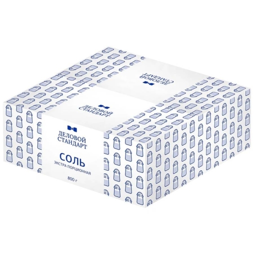 Соль Деловой стандарт пищевая Экстра в стиках 1 г ×800 шт.