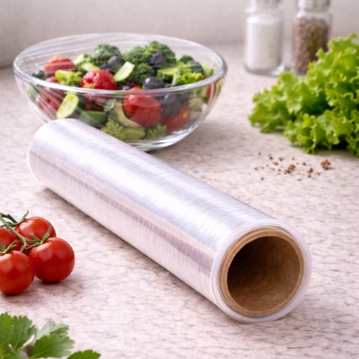 Пищевая полиэтиленовая пленка Десногор 450 мм × 300 м толщиной 5.5 мкм