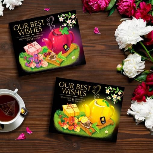 Набор Curtis Dessert Tea Collection ассорти 6 × 5 пак. 58,5г