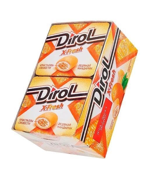 Жевательная резинка Дирол X-Fresh Ледяной Мандарин 16 г