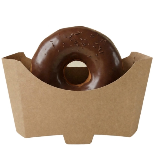 Упаковка для пончика DoECO DONUT Крафт 136×40×80 мм
