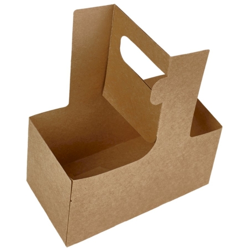 Держатель переноска для 2 стаканов Cupholder 160×80×80 мм Крафт