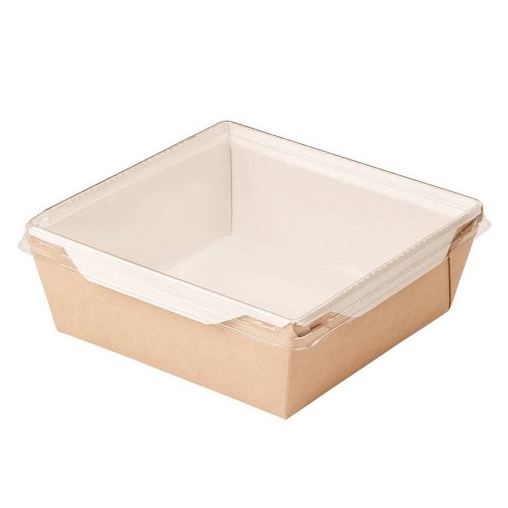 Контейнер бум. DoECO OPSALAD 900 мл белый /крафт 150×150×48 мм Контейнер бум. DoECO OPSALAD 900 мл белый /крафт 150×150×48 мм