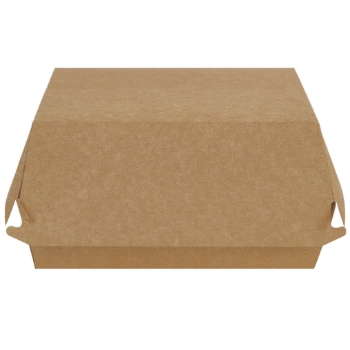 Коробка для бургера BURGER M 100×100×60 мм Крафт