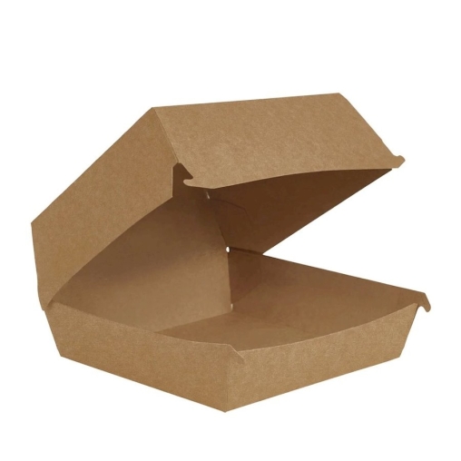 Коробка для бургера BURGER M 100×100×60 мм Крафт Коробка для бургера BURGER M 100×100×60 мм Крафт