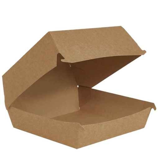 Коробка для бургера BURGER M 100×100×60 мм Крафт