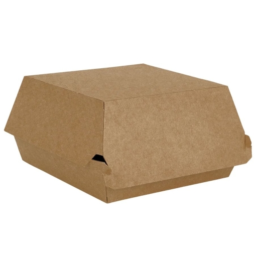 Коробка для бургера BURGER L 120×120×70 мм Крафт