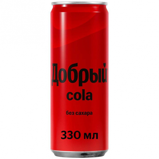Добрый Cola Без сахара 330 мл ж/б