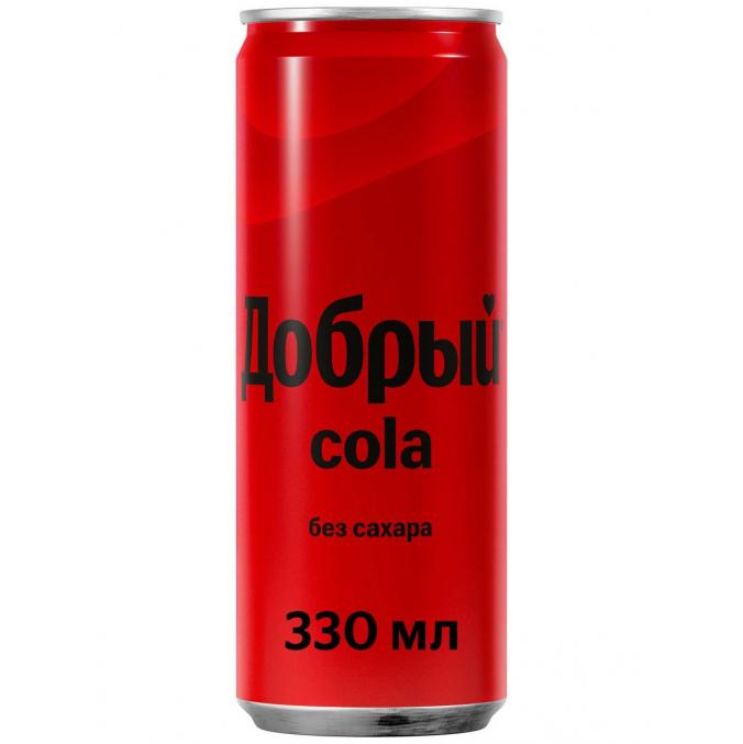 Добрый Cola Без сахара 330 мл ж/б