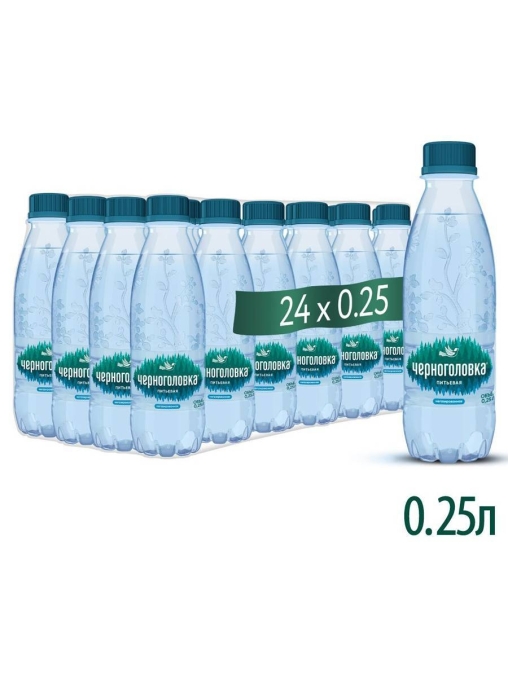 Вода Черноголовка негазированная 250 мл ПЭТ