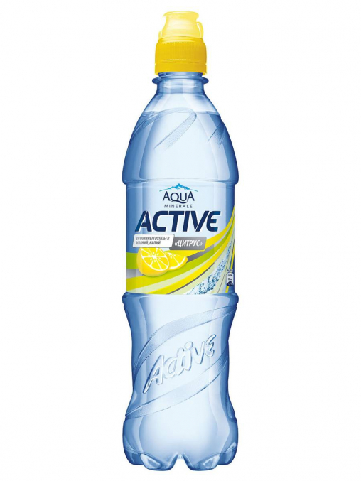 Aqua Minerale Актив Active Цитрус вода 600 мл ПЭТ