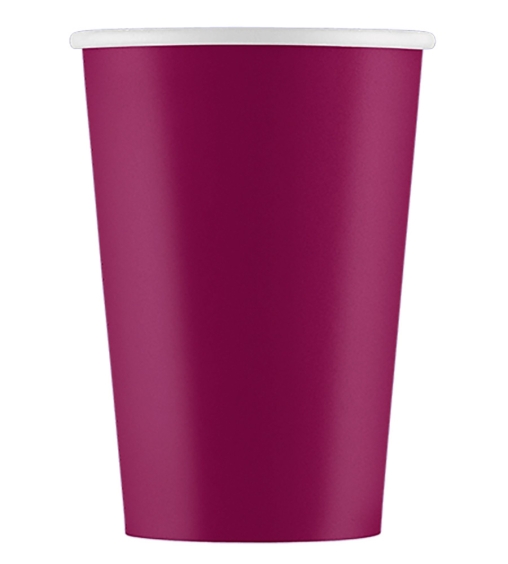 Бумажный стакан Eco Cups Бордо d=90 350 мл