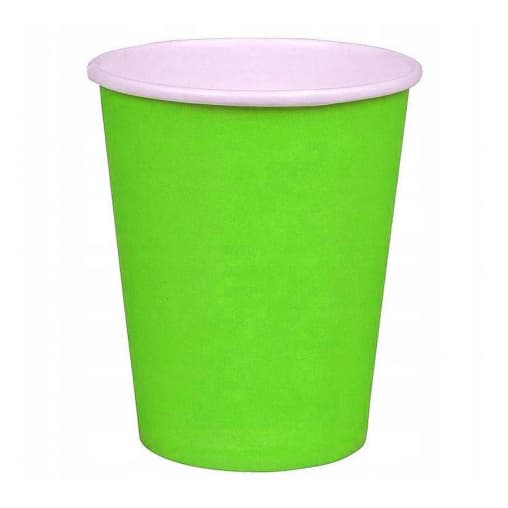 Бумажный стакан ECO CUPS Салатовый d=80 250 мл