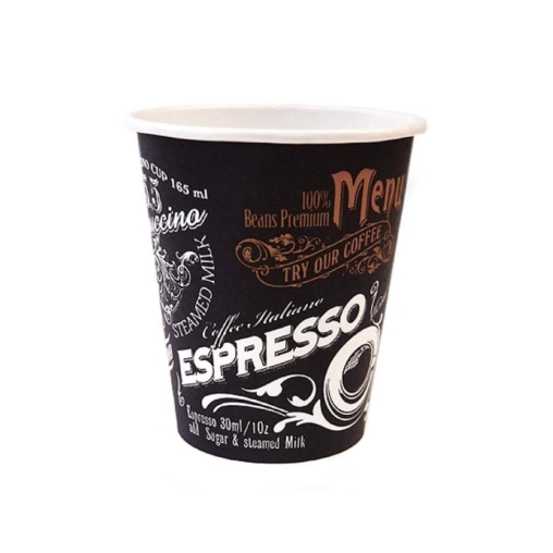 Бумажный стакан ECO CUPS Меню d=70.3 165 мл ×100 шт.