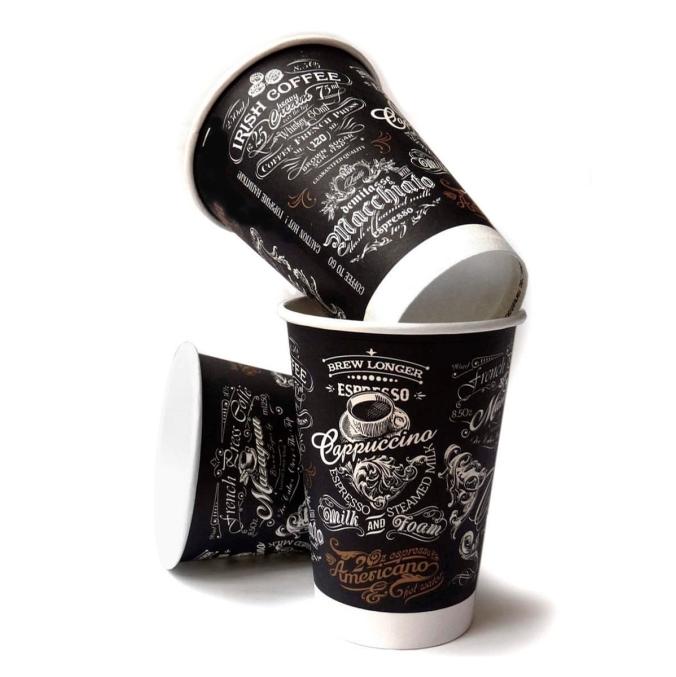 Бумажный стакан Eco Cups МЕНЮ d=70 200 мл