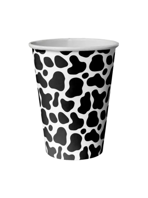 Бумажный стакан EcoCups Наша Корова d=80 250 мл