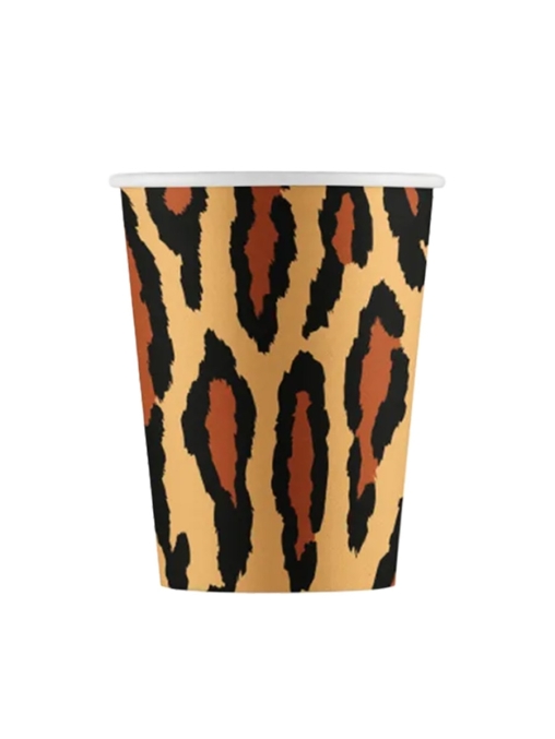 Бумажный стакан EcoCups Наш Леопард d=80 250 мл
