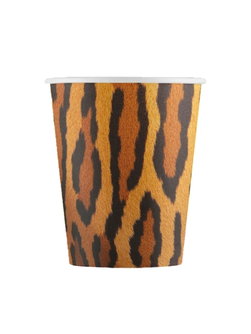 Бумажный стакан EcoCups Наш Леопард d=80 250 мл