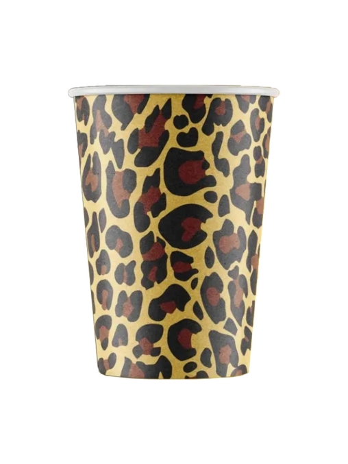 Бумажный стакан EcoCups Наш Леопард d=80 250 мл