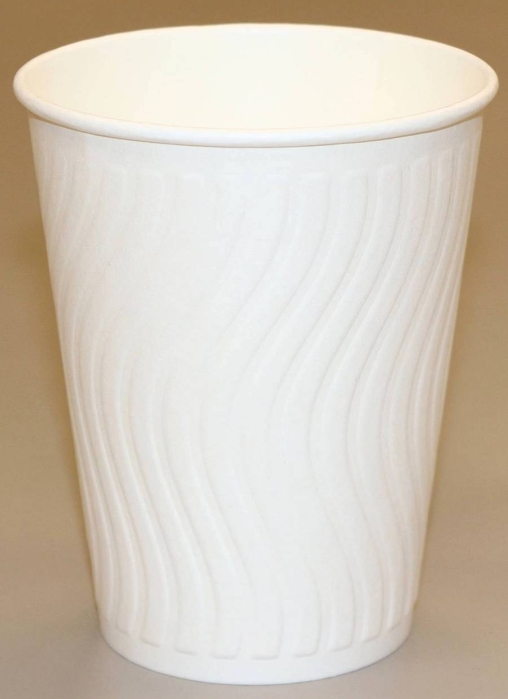 Бумажный стакан Eco Cups конгрев Белая Волна d=90 350 мл